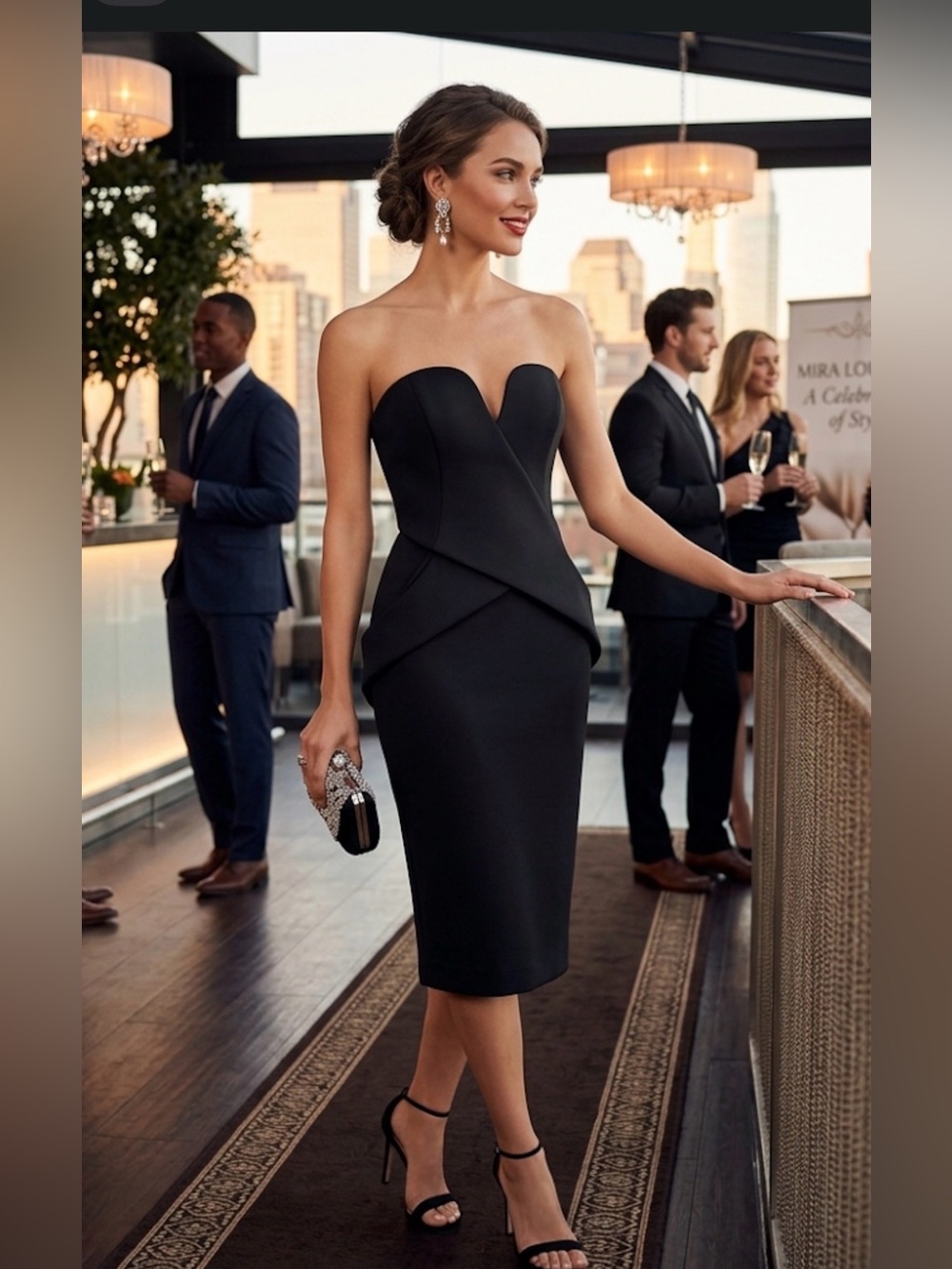 𝅺nwt Finder’s Keepers “In Between Days” Strapless Dress Size Medium